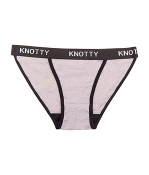 Knotty Grey Cotton Banded Briefs