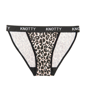 Knotty Leopard Cotton Banded Briefs