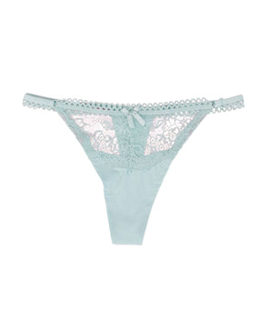 Knotty Blissful Mint Lace Thong