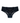 Knotty Black Floral Lace Up Briefs