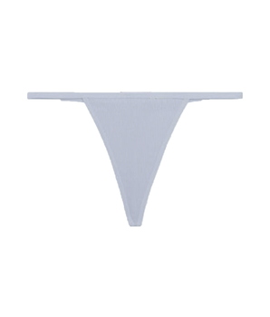 Knotty Baby Blue Tease Cotton G-String