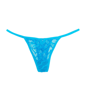 Knotty Aqua Fantasy Thong