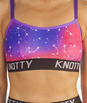 Knotty Aquarius Zodiac Bralette