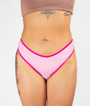 Knotty Basic Me In Magenta Cotton Thong