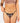 Knotty Black Floral Fall Delights G-String