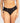 Knotty Black Flutter Cheeky