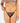 Knotty Black Garden Thong