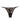Knotty Black Garden Thong