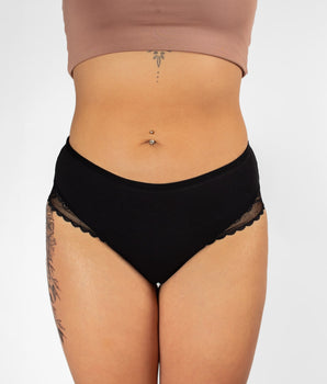 Knotty All-Black Cotton Brief Set (3-Pack)