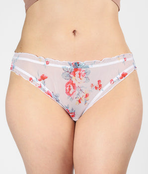 Knotty Blooming White Petal Bikini