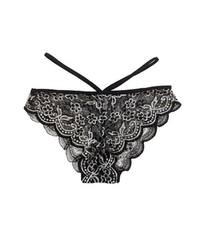 Knotty Midnight Metallic Cheeky