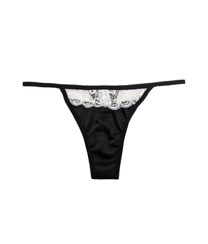Knotty Monochrome Seduction Thong