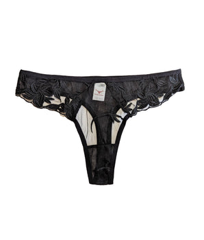 Knotty Shadow Veil Thong