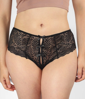 Knotty Bowtastic Lace Cheeky
