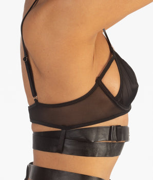 Knotty Buckled and Bound Bra