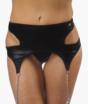 Knotty Cuff-Me Darling Garter + Thong (2-Piece)