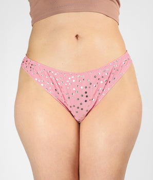 Knotty Dots in Pink Thong