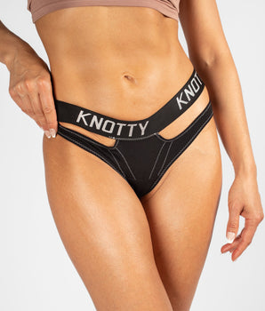 Knotty Double-Up Cotton Knotty Thong