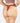 Knotty Double Strap Crimson Thong