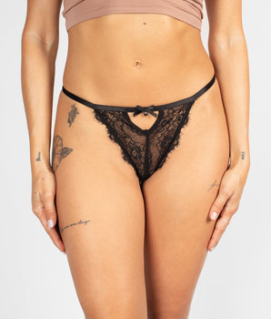 Knotty Embrace the Lace G-String