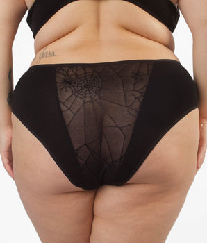 Knotty Fantasy Goth Cobweb Brief