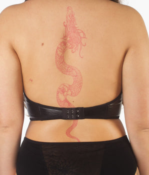 Knotty Fantasy Goth Cobweb Halter Bra