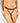Knotty Grey Cotton Banded Thong