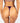 Knotty High-Rise Purple Satin Thong