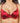 Knotty Luxe Satin Bra - Wine Red