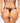 Knotty Midnight Garden Cotton Thong