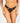 Knotty Obsidian Cut-Out Fishnet Thong