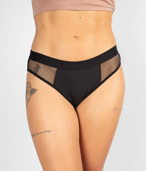 Knotty Perforated-Panel Seamless Cotton Briefs