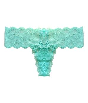 Knotty Minty Lace Bliss Thong