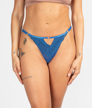 Knotty Sapphire Secret G-String