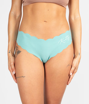 Knotty Seamless Sky Blue Thong