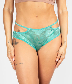 Knotty Silky Cut-Out Brief