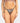 Knotty Silver Petal Garden Thong