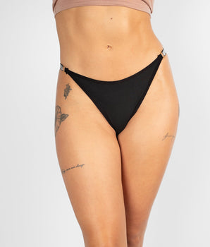 Knotty Starry Night Sparkle Cotton Thong