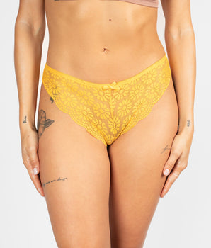 Knotty Sunflower-Lace Cheeky