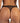 Knotty The Soft Black Mesh Heart Polkadot Thong