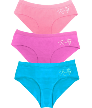 Knotty Everyday Bright Cotton Brief Set (3-Pack)