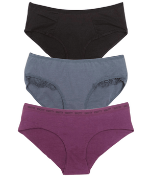 Knotty Everyday Dark Cotton Brief Set (3-Pack)