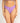 Knotty Violet Petal Mesh Thong