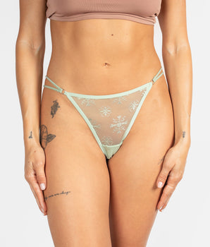 Knotty Winter Mint Thong