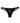Knotty Black Lace Jingle Bells Thong