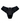 Knotty Black Flutter Cheeky
