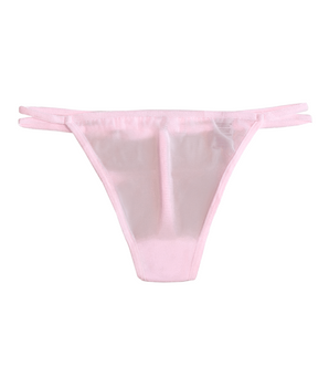 Knotty Double Strap Cotton Candy G-String