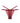 Knotty Double Strap Crimson Thong