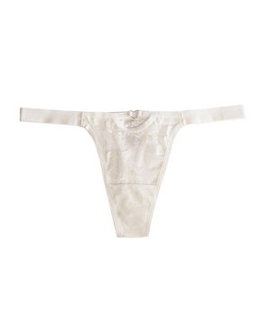Knotty Enchanting Coconut Lace Thong