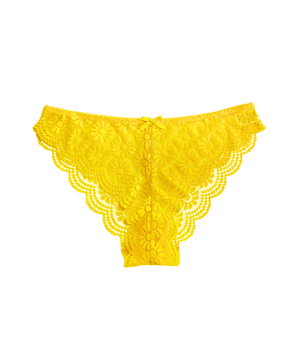 Knotty Sunflower-Lace Cheeky